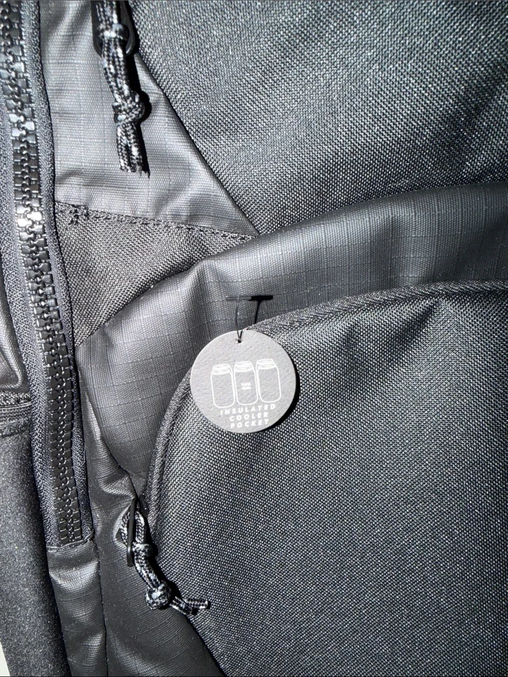 Billabong Black Men's Backpack with Multiple Pockets
